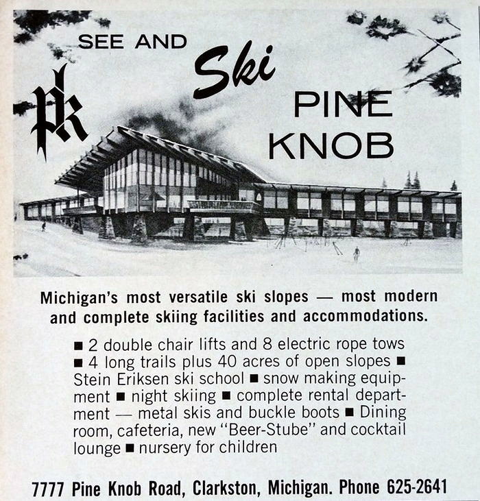 Pine Knob Ski and Snowboard Resort - Print Ad (newer photo)